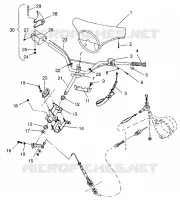 STEERING SL 650 STD B954358 (4932923292A013)