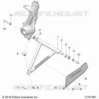 SUSPENSION, A-ARM AND STRUT MOUNTING