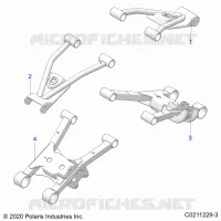 REAR SUSPENSION CONTROL ARMS