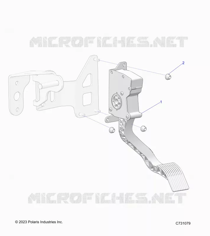 ENGINE, THROTTLE PEDAL