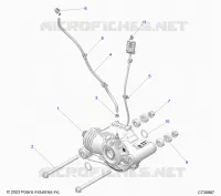 DRIVE TRAIN, FRONT GEARCASE MOUNTING