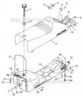 SEAT   GAS TANK XLT LTD 0983756 (4943034303A006)