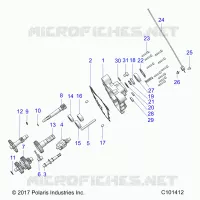 DRIVE TRAIN, MAIN GEARCASE