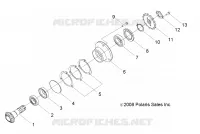DRIVE TRAIN, GEAR SHAFT OUTPUT