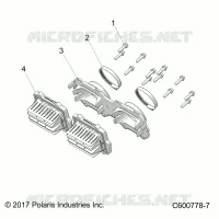 ENGINE, REED VALVE AND THROTTLE BODY ADAPTOR