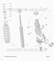 SUSPENSION, FRONT STRUT 