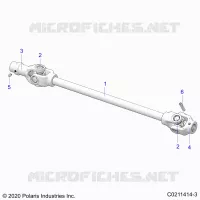 DRIVE TRAIN, FRONT PROP SHAFT