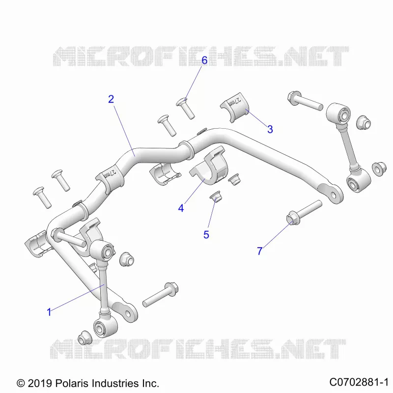 SUSPENSION, FRONT STABILIZER BAR