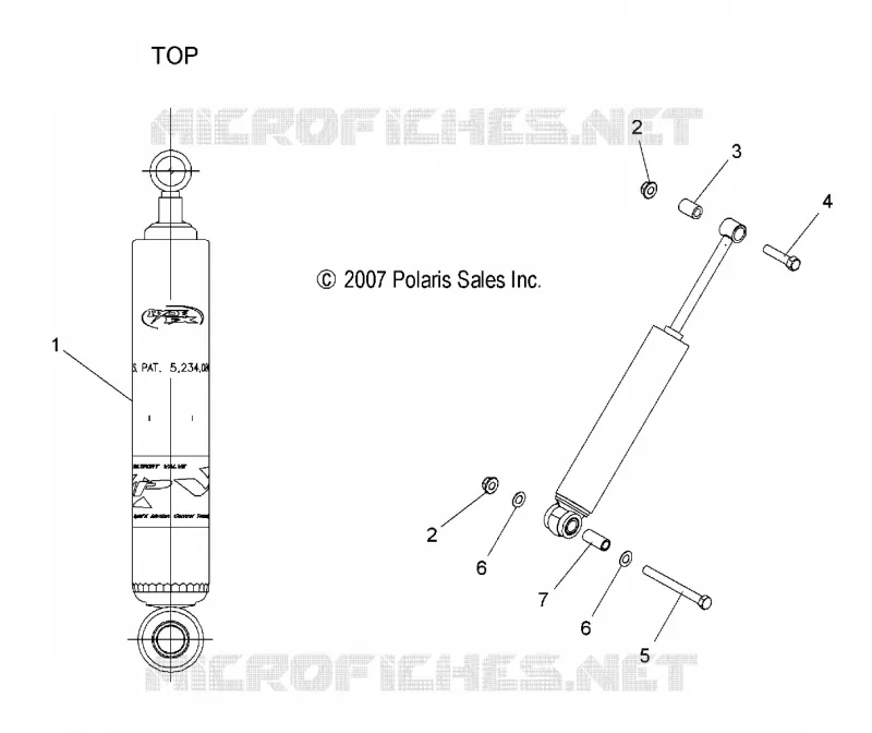 REAR TRACK SHOCK (7043281)