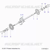 REAR SUSPENSION AXLE