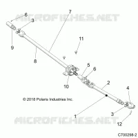 DRIVE TRAIN, FRONT PROP SHAFT