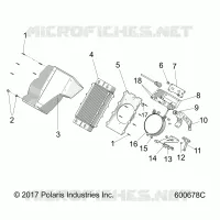 ENGINE, COOLING SYSTEM, RADIATOR/SHROUD