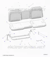 SEAT ASM. REAR