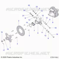 SUSPENSION, REAR CARRIER
