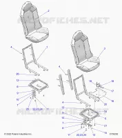 SEAT ASM. AND SLIDER