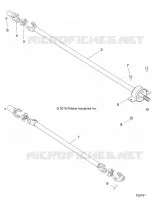 DRIVE TRAIN, FRONT AND REAR PROP SHAFT