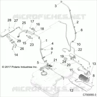 BODY, FUEL LINE EVAP