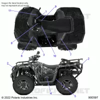 DECALSS, STANDARD- A24SES57C9/F9 (900597)