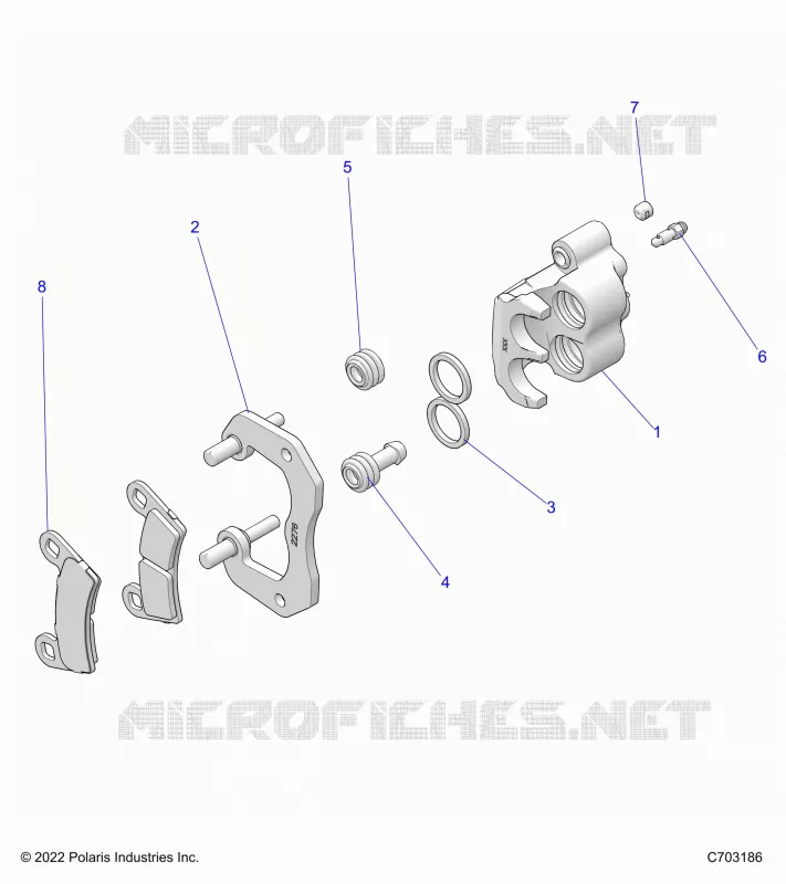 BRAKES, REAR CALIPER