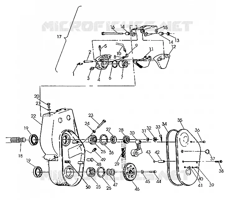 BRAKE   CHAINCASE SPORT/SPORT GT (4921282128025A)