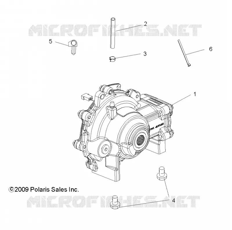 DRIVE TRAIN, FRONT GEARCASE MOUNTING