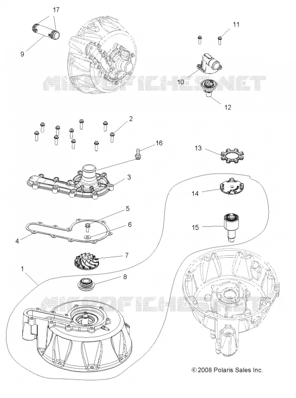 COOLING SYSTEM AND WATER PUMP