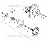 DRIVEN CLUTCH ASSEMBLY TRAIL BOSS W938527 (4924072407020A)