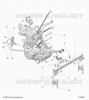 ENGINE, MOUNTING & LONG BLOCK