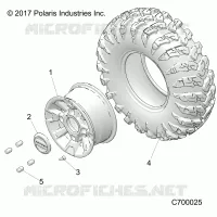 WHEELS, FRONT