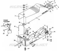SEAT   GAS TANK ASSEMBLY CLASSIC 0942865 (49274027400005)