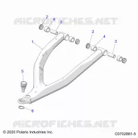 FRONT SUSPENSION CONTROL ARMS UPPER