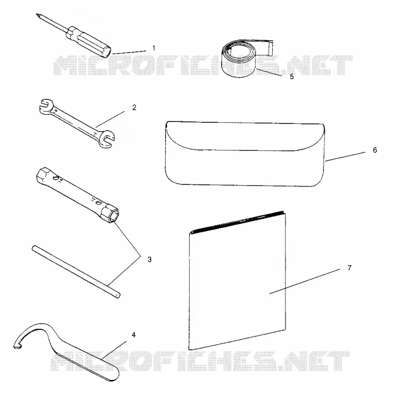 TOOL KIT    440 XCR 0961660 (4932113211D004)
