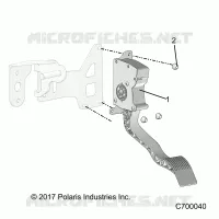 ENGINE, THROTTLE PEDAL
