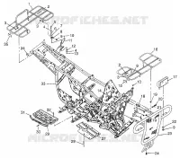 BUMPER / RACKS MOUNTING MAGNUM 4X4 W97AC42A, SWEDISH MAGNUM 4X4 S97AC42E AND N (4940834083A007)