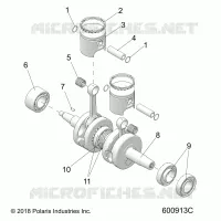 ENGINE, PISTON & CRANKSHAFT
