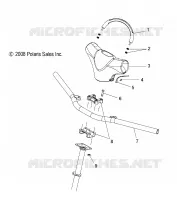 STEERING, HANDLEBAR MOUNTING