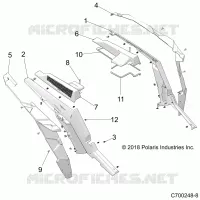 REAR BODYWORK FENDERS AND BEZELS- Z21NAE92AG/BG/AX/BX (C700248-8)