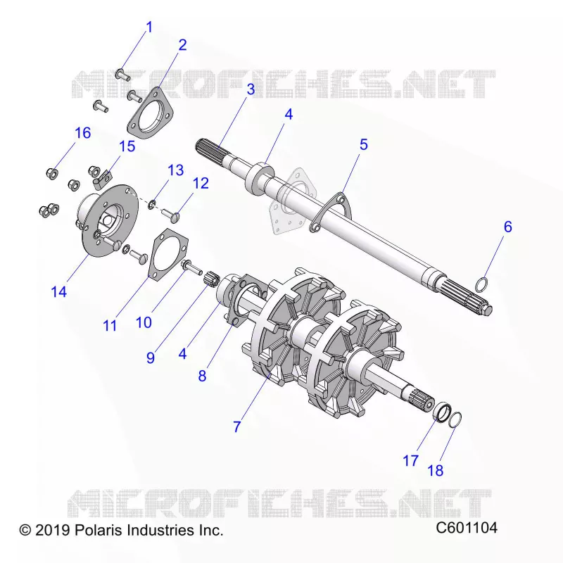 DRIVE TRAIN, JACKSHAFT AND DRIVE SHAFT