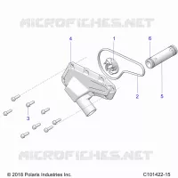ENGINE, WATERPUMP IMPELLER AND COVER