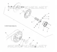 DRIVE TRAIN, SECONDARY CLUTCH