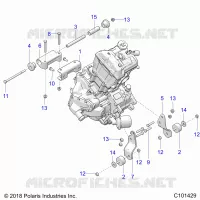ENGINE, MOUNTING