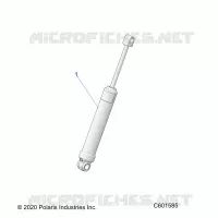 SUSPENSION, REAR SHOCK TRACK