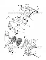 BLOWER HOUSING AND RECOIL STARTER  SPORT AND SPORT GT (4915451545027A)