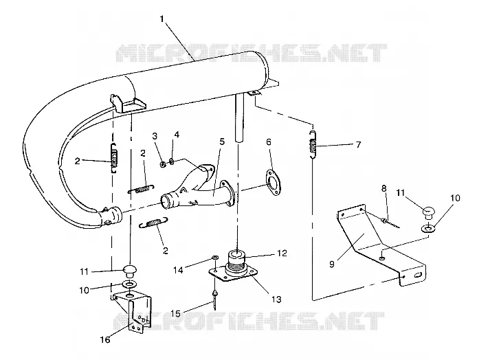 EXHAUST SYSTEM WIDETRAK / 0932064 (4922982298026A)