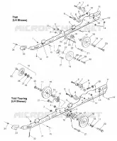 RAIL MOUNTING (SUSPENSION) TRAIL 0972761, EUROPEAN TRAIL E972761, TRAIL TOU (4938313831C004)