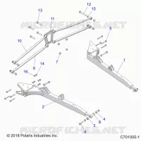 REAR SUSPENSION CONTROL ARMS