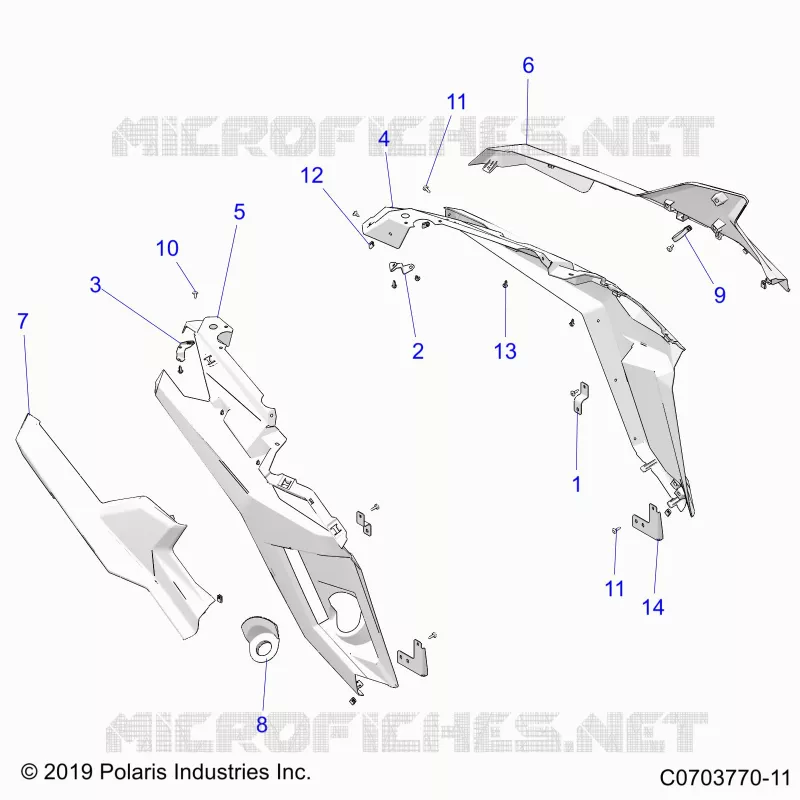 REAR BODYWORK FENDERS