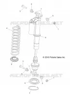 REAR SUSPENSION SHOCK MOUNTING