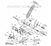 SWING ARM   SHOCK  (PRIOR TO SERIAL #2295881) MAGNUM 2X4 W957544 (4926852685B010)