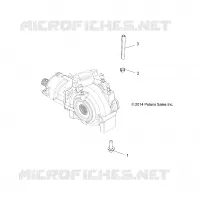 DRIVE TRAIN, GEARCASE MOUNTING, FRONT